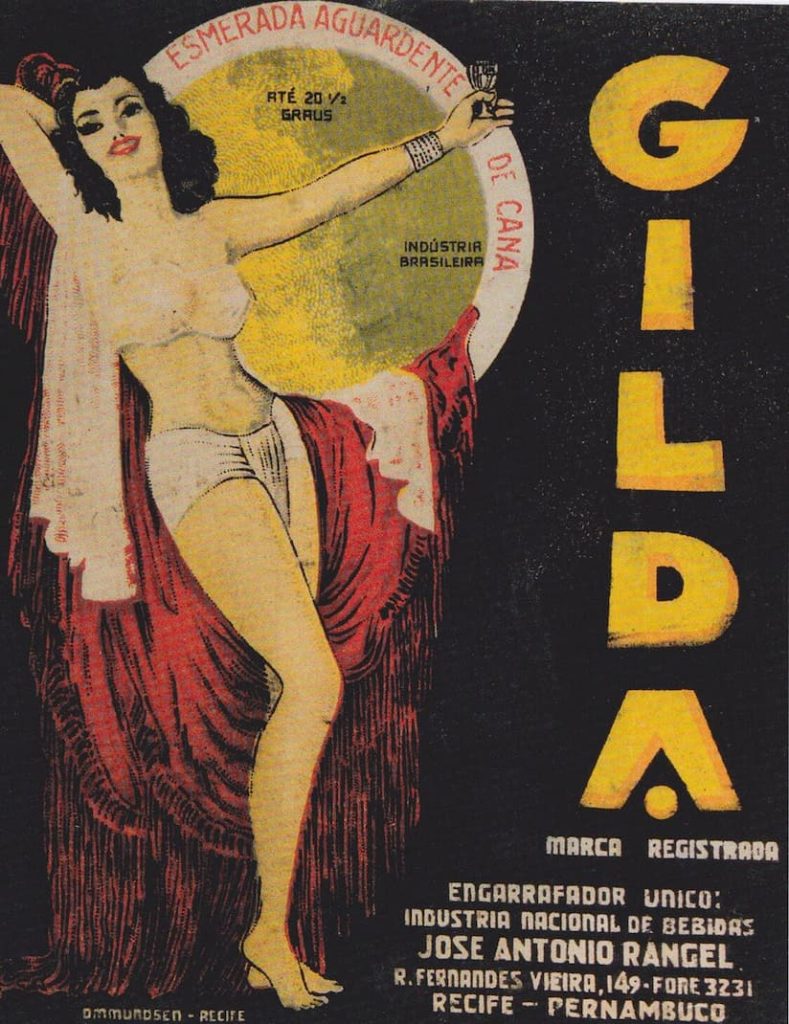 Gilda - rotulo de cachaça